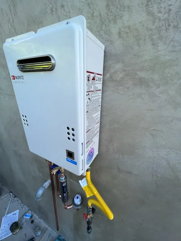 Tankless water heater installation for Zimmerman Terrace homes